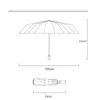 16K podwójne kości duże parasol mężczyzn Women WindProof parasol w pełni automatyczne składanie do biznesu Słońce Rain Travel 240109