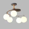 Hanglampen Moderne eenvoudige glazen kroonluchter Persoonlijkheid Macaron Kleur LED-licht Luxe slaapkamer Woonkamer Eetkamerverlichting