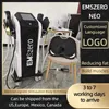 Najnowsze 14 Tesla DLS Emslim Neo Body Sculpting Machine EMS Fitness Stymuluj mięśnie odchudzające Nova RF Emszero