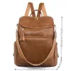 Backpack Style Fashion Women Pu Leather School Tassen voor Tieners Girl's Travel Schoudertas Designer Hoogwaardige merk BackpackScatlin_Fashion_Bags