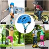 Fahrradhelme Kinder-Fahrradhelm, verstellbarer Fahrradhelm mit Rücklichtern, Rollerhelm, leicht, für Skateboard, Laufrad, L240108