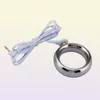 Мужское кольцо для пениса с электрическим током, металлические кольца для пениса, носилки для мошонки, аксессуар для электростимуляции для DIY, электрошок, секс-игрушки9355763