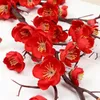 Decorative Flowers Artificial Plum Blossom Flower Branch Home Office Wedding Party Garden Decor