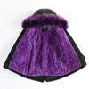 315 Children's Girls 'Jacketファッション冬のフェイクファーコートビッグボーイズボーイズ衣類フード付き濃厚な温かいパーカー雪スーツ240108