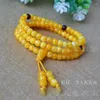 Bangle Beeswax Ivory 108 Beads Bracelet Long Bracelets Men's 6mm Necklace