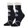 12 pares conjunto de meias de algodão padrão feminino casual bonito roupas tornozelo meias macias harajuku meias de chão femininas meias de inverno 240109