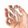 Botellas de almacenamiento 24 unids/lote 16 30 70mm 30ml botella de vidrio pequeña frascos con tapón corchos artesanías contenedores vial tubo de prueba DIY regalo de boda