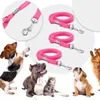 Collares para perros ajustables para el cuidado de mascotas, bucles de cuerda fijos, correas de seguridad para gatos, soga de sujeción de nailon, suministros prácticos