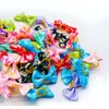 Dog Apparel 100-300Pcs Cute Hair Clips Puppy Hairpin Pet Cat Handmade Bow Accessories Mix Color