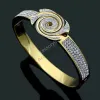 designer jewelry bracelet 2023 Luxury Brand Bracelet Fashion Mud Diamond Bracelet Titanium Steel Cuff Bracelet Classic 18k Gold Designer Bracelet for Men's Jewelry