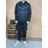 tuta in pile tecnico tute tute tute firmate abbigliamento sportivo uomo donna tute da uomo sportive pantaloni jogger pantaloni fondi techfleece uomo jogging set