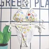 Moda projektantów bikini łańcuch czarnych kobiet strojów kąpielowych bikini zestaw wielokolorowych letni czas na plażę garnitury kąpiel