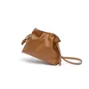 Evening Bags 2024 Arrival Genuine Leather Hobos High Quality Women Shoulde Lady Fashion Casual Handbags Ruched String Crossbody Bag