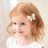 Accessoires pour cheveux, pinces à papillon tricotées, épingles à cheveux douces faites à la main pour enfants en bas âge, Barrettes à nœuds pour bébés filles