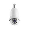 Wifi PTZ Camera E27 Lamp Thuis Draadloos Nachtzicht Full Color Bewegingsdetectie Tweeweg Audio Beveiliging Surveillance IP Camera CCTV Binnen