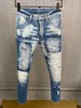 Coolguy Jeans Męskie dżinsy DSQ2 Classic Blue Hip Hop Rock Moto Męs
