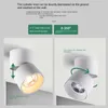 Wandlamp Volledig spectrum opbouwdownlightspots met verstelbare hoek zonder ponsen Slaapkamerplafond Gang Kleine lampen