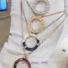 Ожерелье из автомобильных шин для женщин и мужчин интернет-магазин Love Series Circle Plating 18K Full Sky Star High Version Скульптура Прямая трансляция с оригинальной коробкой