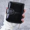 Wallets Minimalist Wallet Women Small Coin Purses Simple Female Card Holder Multifunctional Money Clip Ladies Short Zipper