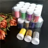 24 Colors Diamond Shimmer Glitter Powder 20g for Temporary Tattoo Kids Face Body DIY Nail Painting Decoration Art Tool 240108