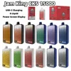 Original vape desechable vape puff 15000 Jam King CKS ENERGON 15000 puff vape disposable 24ml 650mah Electronic Cigarette Power Screen Display USB-C juice flavor