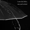 10K dubbele botten omgekeerde volautomatische paraplu heren dames grote winddichte reflecterende streep zonnig en regenachtig 240109