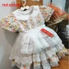 女の子のドレス子供用服スペインの女の子のドレス夏のレース妖精プリンセスロリータ赤ちゃん2-12歳の誕生日パーティー服