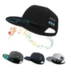Berets With Bluetooth Baseball Cap Adjustable Detachable Binaural Speakers Music Hat Multifunctional Outdoor Running Sports