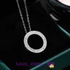 Car tires's Pendant Necklac Best sell Birthday Christmas Gift Creative and fashionable round womens atmospheric zirconia copper necklace With Original Box