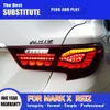 Auto Styling Rücklicht Montage Bremse Reverse Parkplatz Laufende Lichter Für Toyota Reiz Mark X LED Rücklicht 10-16 streamer Blinker