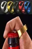 Ringölflasköppnare rostfritt stål färgglad för män kvinnor kreativa klubb bar finger verktyg smycken parti nuvarande leveranser guld s7996915