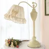 Tafellampen Scandinavische sfeer Romantische prinsessenlamp Witte bureaulampen Home Decor Meisjeskamer Slaapkamer Nachtkastje Wonen