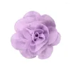 Accessoires pour cheveux, 40 pièces/lot, 7cm, tissu crêpe, fleur pour bricolage, chaussures pour femmes, vêtements, broche, décorations, couvre-chef pour bébés filles