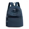 School Bags High-Quality Waterproof Nylon Fabric Women's Backpack Fashion Mini Shopping Small Bag Ladies Shoulder