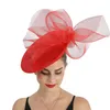 Bérets fascinants pour femmes, chapeaux de Festival de courses de chevaux, casquette de pilulier, chapellerie de mariage, robe de soirée de Cocktail et de thé, Fedoras