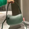 Borsa Swinger Borsa ascellare da donna Borsa a mano Borsa in vera pelle 2 cinghie Fiore vecchio COA Borse da sera Borsa di design Patta di alta qualità