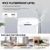 SDARISB Smart Sensor Mülleimer, automatischer Tritt, weißer Mülleimer für Küche, Badezimmer, wasserdicht, 8,5–12 l, elektrischer Mülleimer 240108