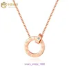 Car tires's necklace Classic Popular temperamen Korean version hot new titanium rose gold women's net red pendant With Original Box Pan