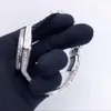 مخصص VVS Moissanite ميكانيكي مراقبة ممر اختبار الماس باغفرت 925 الفضة الذهب مطلي بالثلي