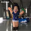 wholesale Commercial Netherland inflatable sarah old man woman advertising Holland inflatables cartoon characters