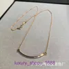 Ketting voor autobanden Klassiek populair temperamen goud hoge versie kleine rok vrouwelijke letter fritillary glimlach licht luxe hart met originele doos