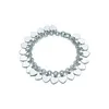 Bracciale cuore molti cuori d'amore braccialetto designer di gioielli 16-21 cm 100% argento 925 Bracciale da donna designer di gioielli per donna con scatola