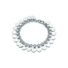 Bracelet coeur beaucoup d'amour coeurs bracelet bijoux de créateur 16-21 cm 100% 925 argent mariage femmes bracelet créateur de bijoux pour femmes avec boîte