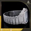 Trendy Stylish Looking Best Quality Ice Crushed Water Resistant Natural Moisannite Real Diamond Men Women Watches