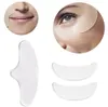 Outils à sourcils Pochoirs 3 pcs Femmes Eye Front Invisible Face Tape Antiaging Réutilisable Silicone Pad Firm Skin Lines Patch Ca6041223