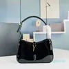 Designer -leather hobo underarm Bags Flaps Underarm Tote Women Black Handbag Shoulder Leather Female Purses