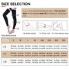 20-30mmHg Thigh High Compression Stockings Plus Size Compression Socks Men Women Footless Varicose Veins Stocking S-5XL 240104