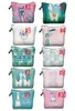 MPB002 carton alpaca print Cosmetic Bags girl Ladies Hand bag Nylon fabric makeup Travel Storage Bag shipment7987659