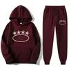 Cortezs Survêtement Cortize Sweat À Capuche Survêtement Sweats À Capuche Pour Hommes Sweat-shirts Cargo Hip Hop Coton Costume Des Îles Du Diable À Capuche Veste Pantalon pour Hommes Femmes Vetements Vêtements 45