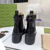 2024 nova primavera e outono moda feminina martin botas de couro preto com zíper bota bonito designer confortável trabalho botas curtas